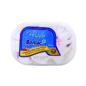 HELADO CHEESECAKE CON FRESA 850 ML BONLAC