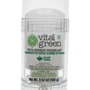 Desodorante Cristal Alumbre con Aloe Vera Vital Green 100 g